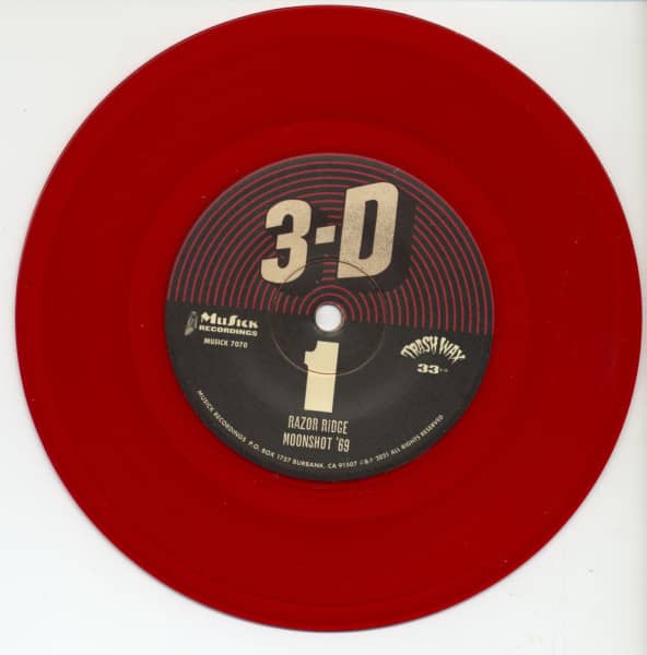 3-D (7inch, colored Vinyl, EP, 33rpm)