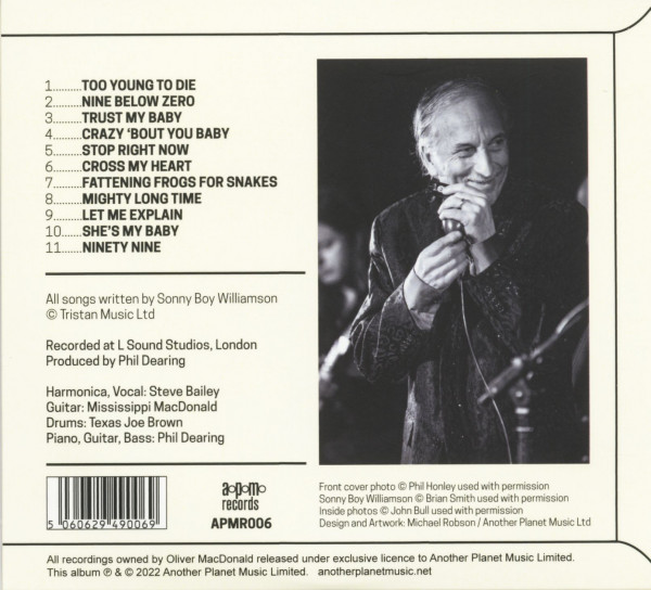 Crazy 'Bout You - A Tribute To Sonny Boy Williamson (CD)