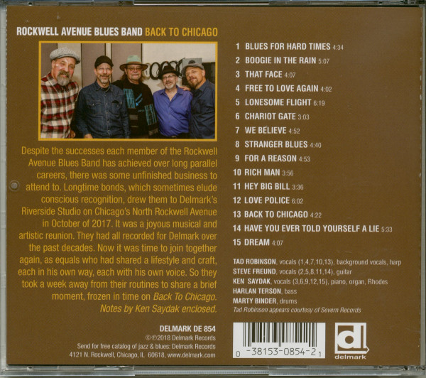 Back To Chicago (CD)