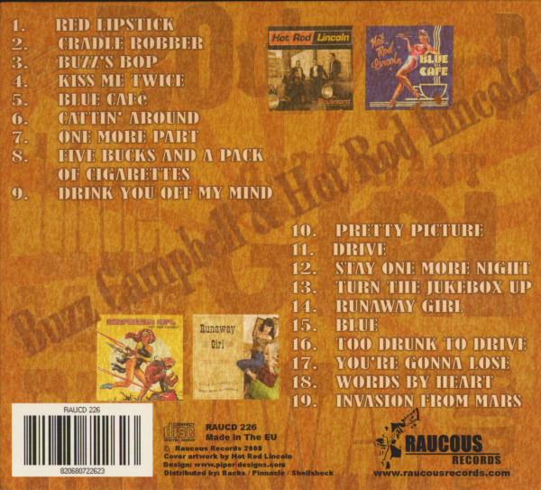 The Best Of Buzz Campbell & Hot Rod Lincoln (CD)