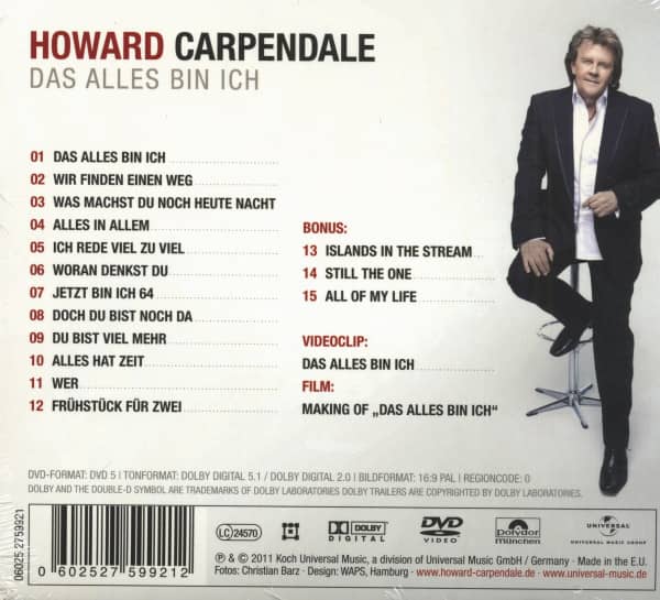 Das Alles Bin Ich (CD + DVD)