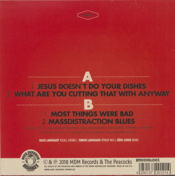 Monkey Tennis (7inch, 45rpm, EP)