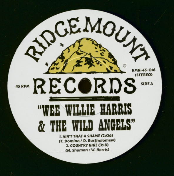 Wee Willie Harris & The Wild Angels (7inch, EP, 45rpm, PS, SC, Ltd.)