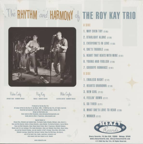 The Rhythm And Harmony Of The Roy Kay Trio (LP)