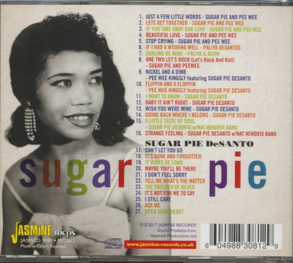 Sugar Pie - A Little Bit Of Soul 1957-1962 (CD)