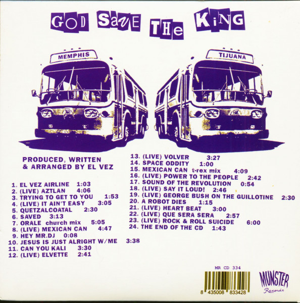 God Save The King - 25 Years Of El Vez (CD, Ltd.)