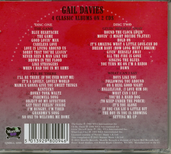 Game, I'll Be There, Givin' Herself Away, What Can I Say (2-CD)