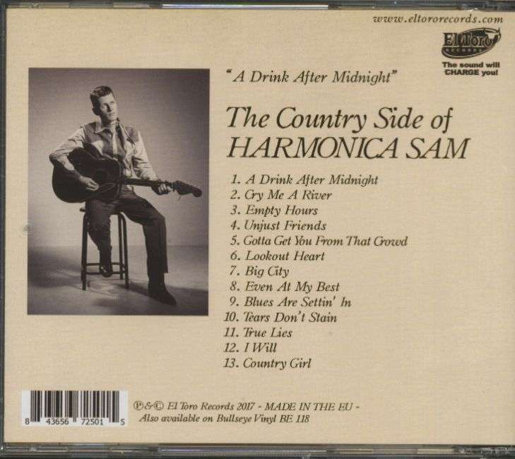 Harmonica Sam CD The Country Side Of Harmonica Sam A Drink After