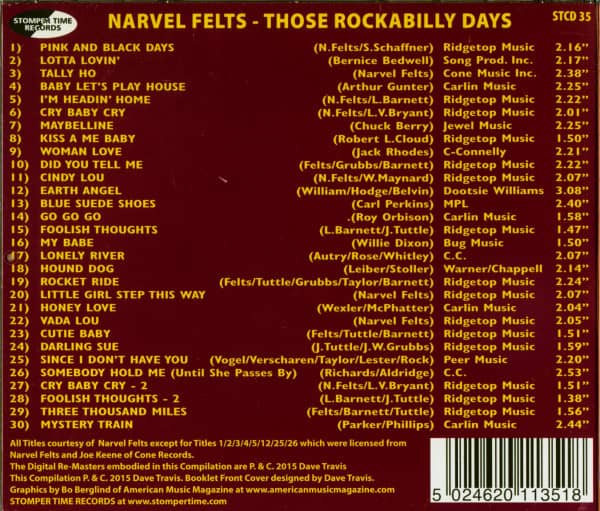 Those Rockabilly Days (CD)