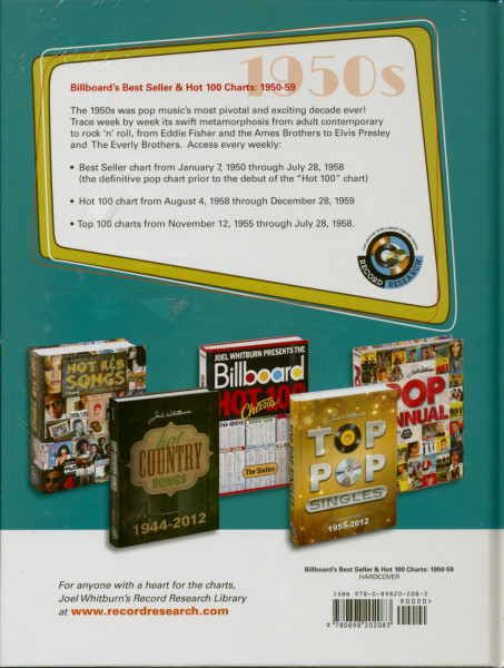Best Sellers & Hot 100 Charts 1950-1959