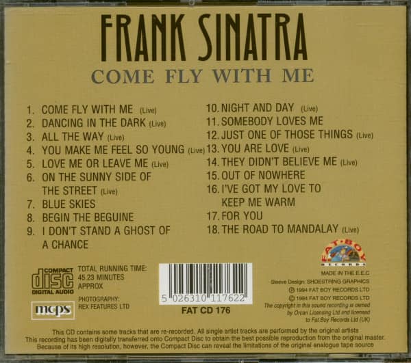 Come Fly With Me (CD)