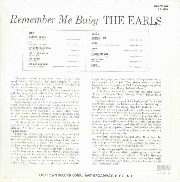 Remember Me Baby (LP)