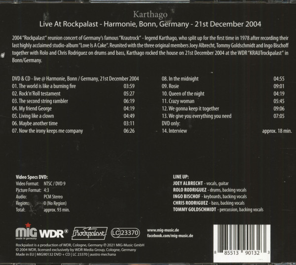Live At Rockpalast 2004 (CD & DVD)
