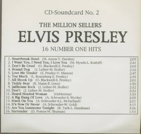 The Million Sellers - 16 Number One Hits (CD)
