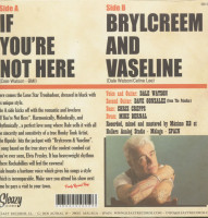 Preview: If You're Not Here - Brylcreem And Vaseline (7inch, 45rpm, PS) Preview: If You're Not Here - Brylcreem And Vaseline (7inch, 45rpm, PS)