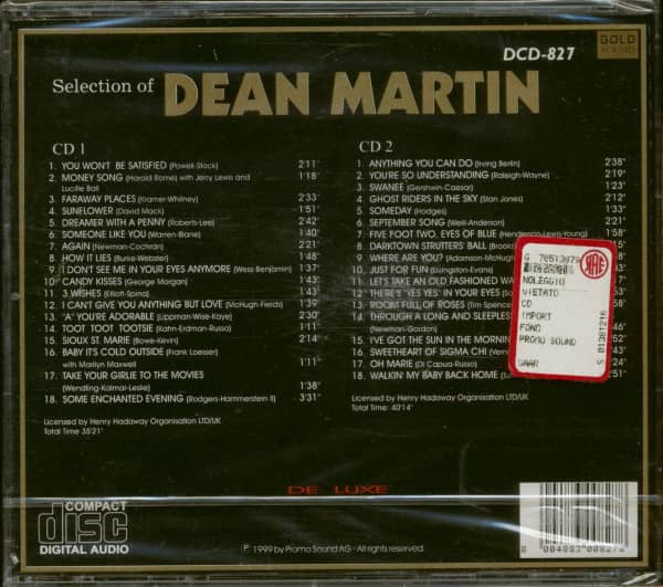 Selection Of Dean Martin (2-CD)