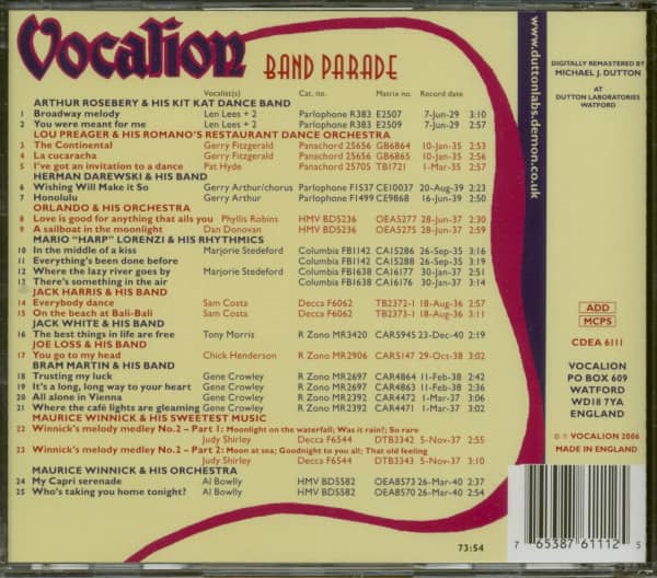 Band Parade (CD)