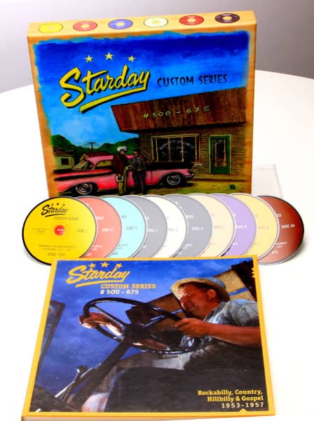 Starday Custom Series #500 - 675 (10-CD Box)