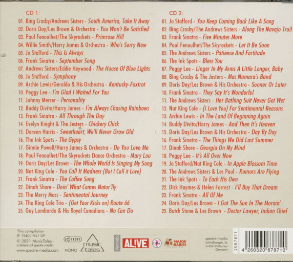 The Hits Of The Year 1946 - 50 Original Recordings (2-CD)