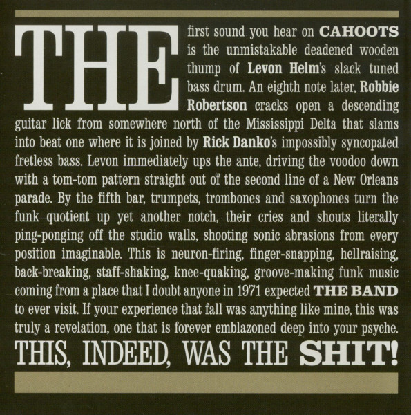 Cahoots - Live At The Olymmpia Theatre, Paris, May 1971 (2-CD)