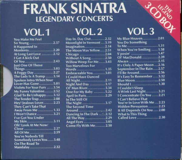 Legendary Concerts Vol. 1-3 (3-CD)
