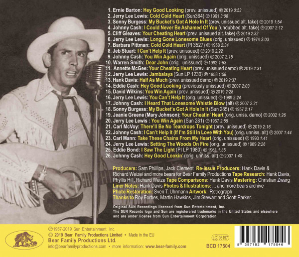Sun Shines On Hank Williams - Sun Artists Sing The Songs Of... (CD)