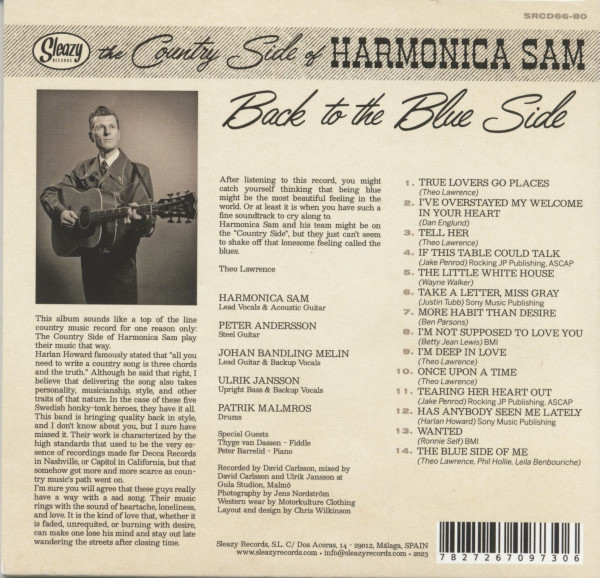 Back To The Blue Side (CD)