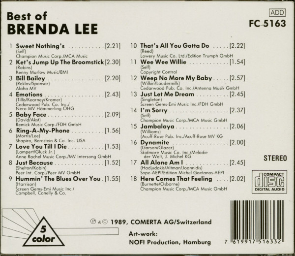 The Best Of Brenda Lee (CD)