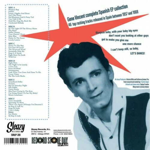 Gene Vincent In Spain (3-LP, Tri-Fold Cover, Ltd.)