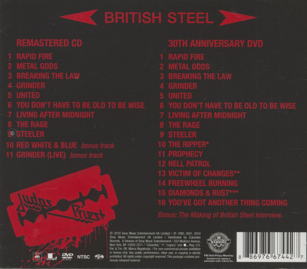 British Steel - 30th Anniversary (CD + DVD)
