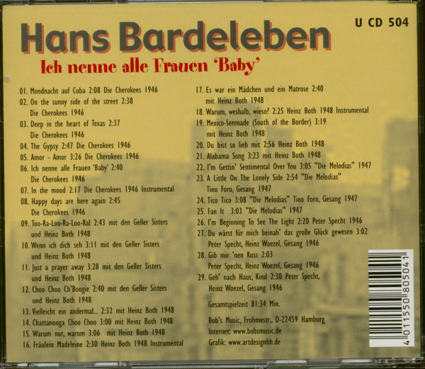Ich nenne alle Frauen 'Baby' (CD)