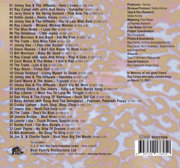 Vol.36 - Rockabilly & Rock 'n' Roll From The Vaults Of TNT Records (CD)