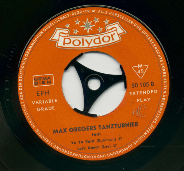Max Gregers Tanz Turnier - Cha-Cha & Twist (7inch, 45rpm, EP, PS)
