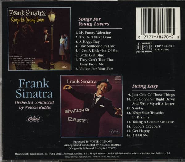 Songs For Young Lovers (CD)