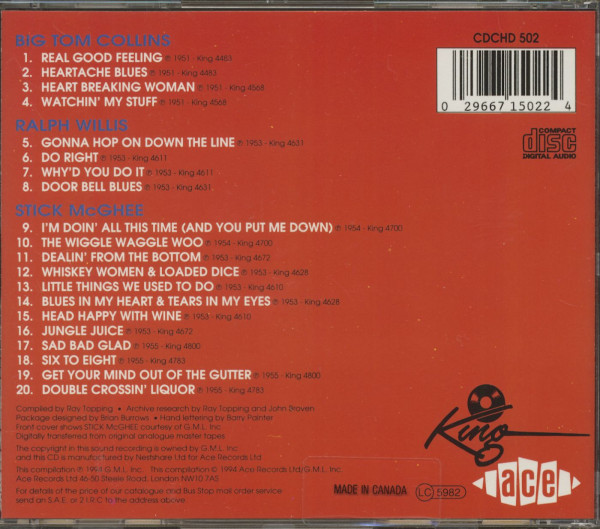 New York Blues (King 1951-55) (CD)