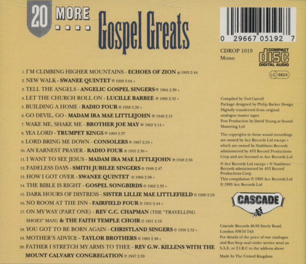 20 More Gospel Greats