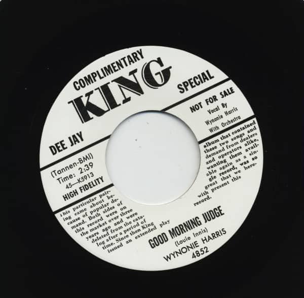 Good Morning Judge - Bloodshot Eyes ((7inch, 45rpm) Good Morning Judge - Bloodshot Eyes ((7inch, 45rpm)