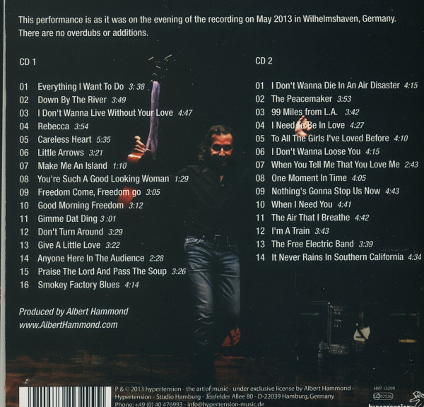 Songbook 2013 Live In Wilhelmshaven (2-CD)