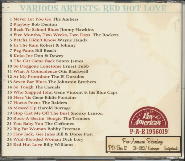 Red Hot Love (CD)