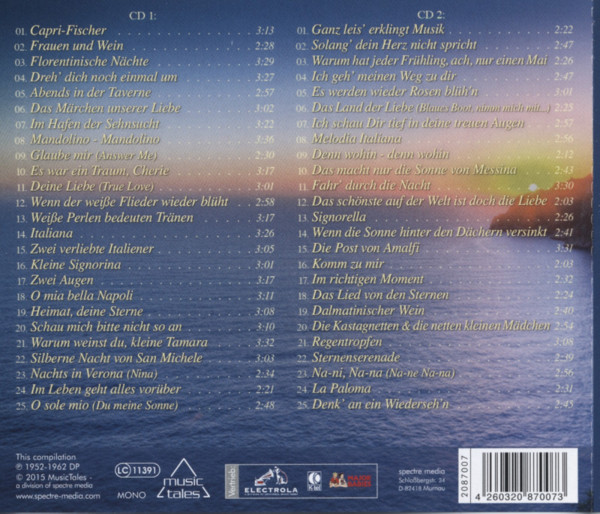 Wenn bei Capri die rote Sonne im Meer versinkt - 50 große Erfolge (2-CD)