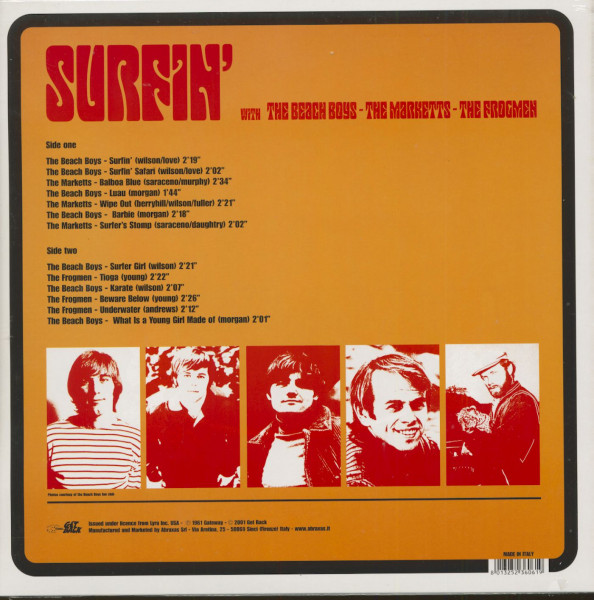 Surfin' With The Beach Boys - The Marketts - The Frogmen (LP, 180g Vinyl)