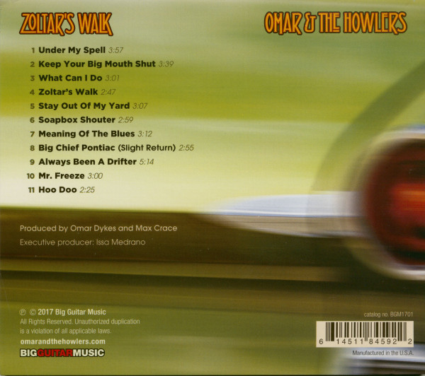 Zoltar's Walk (CD)