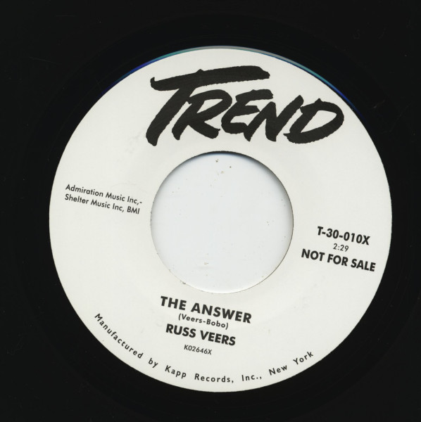 Warm As Toast - The Answer (7inch, 45rpm)