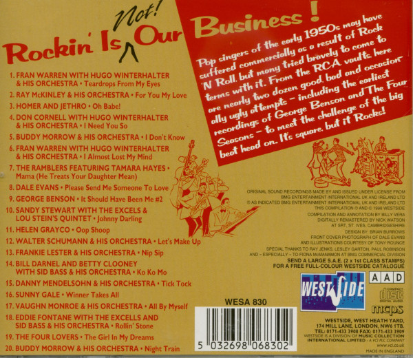 Rockin' Is Not Our Business 1950-58 (CD)