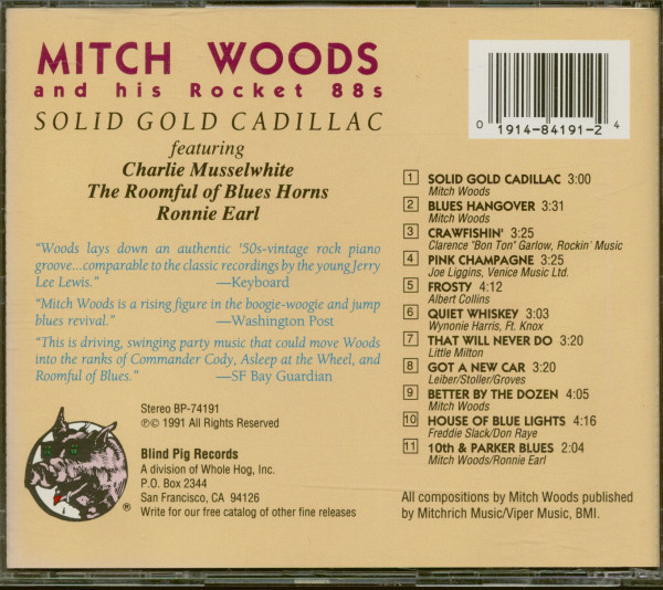 Solid Gold Cadillac (CD)