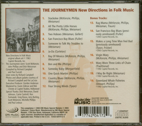 New Directions In Folk Music (CD)