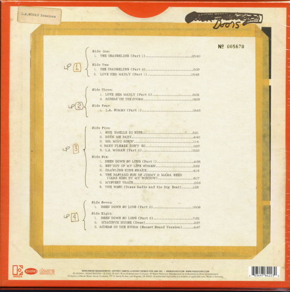 L.A. Woman Sessions (4-LP Box Set, Ltd.)