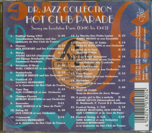 Swing - Hot Club Parade - Swing im besetzten Paris 1939-43 (CD)