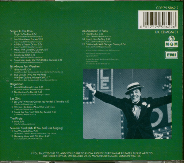 The Great MGM Stars (CD)