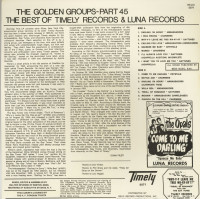 Preview: The Golden Groups Vol.45 - Timely Records (LP) Preview: The Golden Groups Vol.45 - Timely Records (LP)